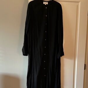 Black Button-Up Dress